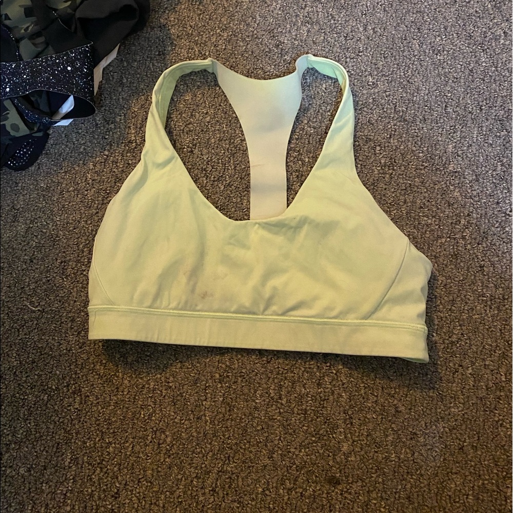 Lulu sports bra size 10